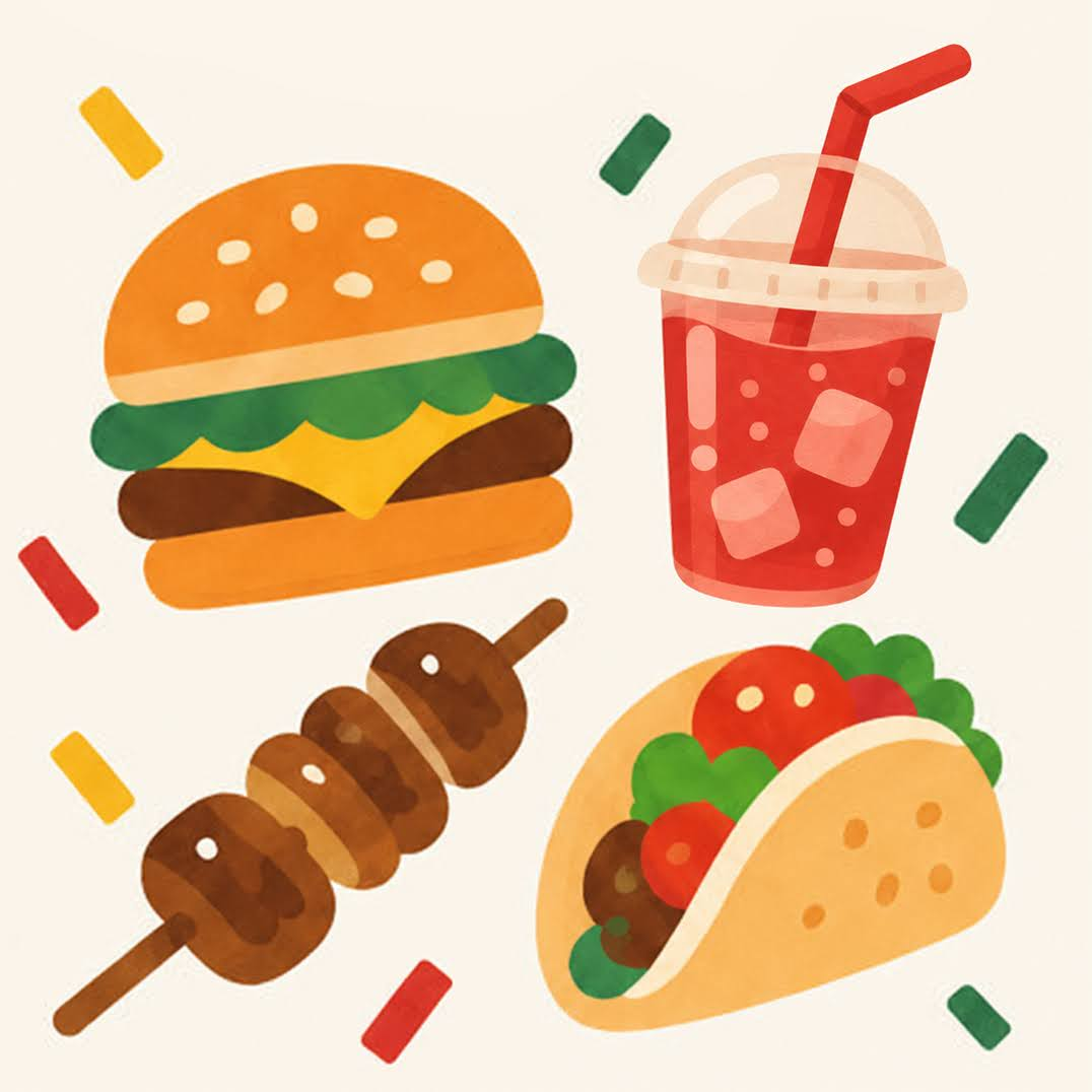 食フェスの共通イラスト