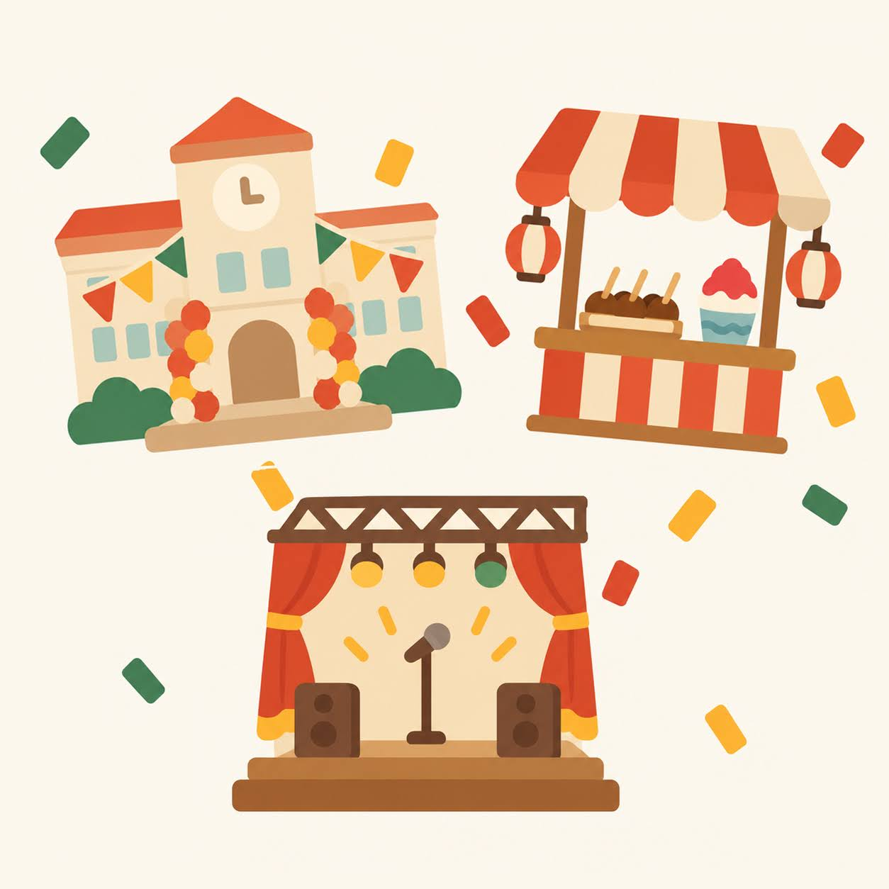学園祭の共通イラスト